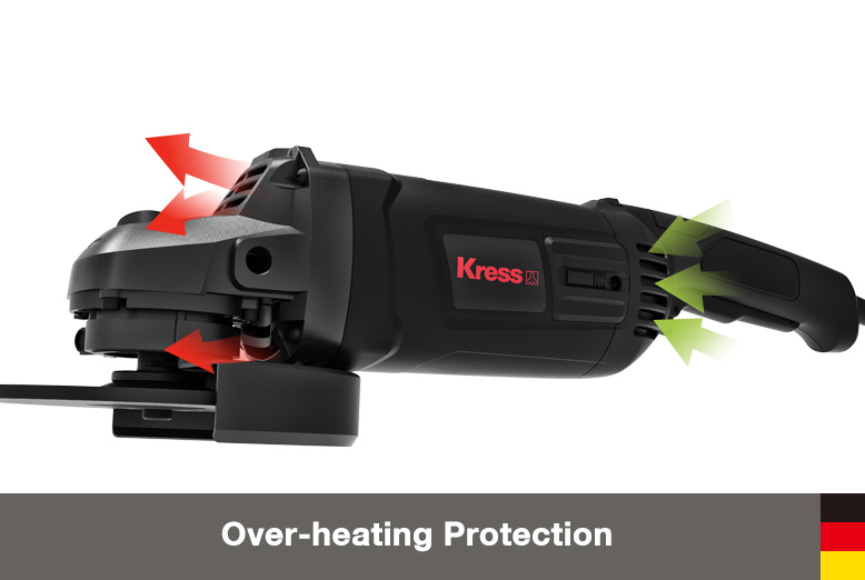 Kress KU730 7 in Angle Grinders 2200 W 0 - 8400 rpm_3