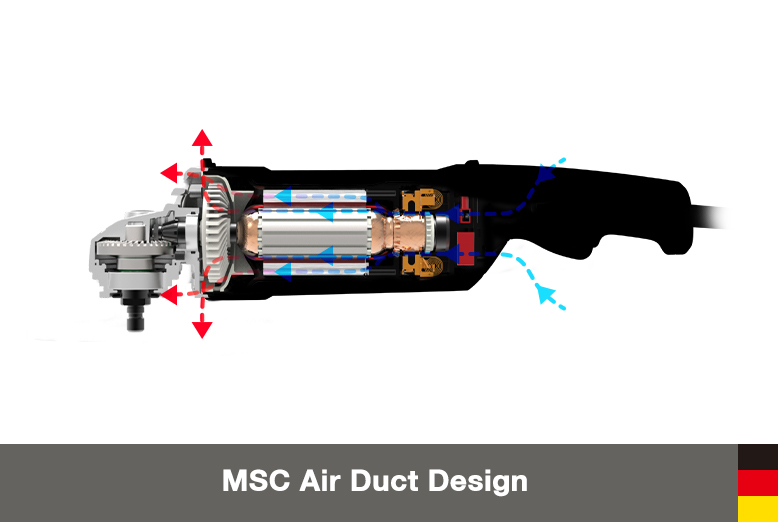 Kress KU721 5 in Angle Grinders 1400 W 0 - 10000 rpm_1