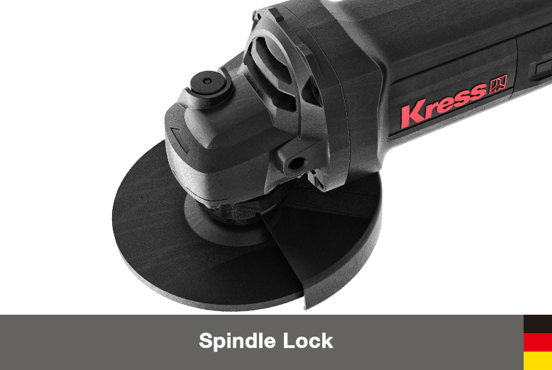 Kress KU721 5 in Angle Grinders 1400 W 0 - 10000 rpm_4
