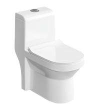 Bathero EWC with Seat Cover and Flush Cube One PC 21011 - 225 mm Floor Mounted_0