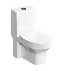 Bathero EWC with Seat Cover and Flush Senio One PC 21005 - 225 mm Floor Mounted_0