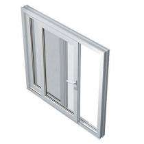 Anaya Sliding 2 Track 2 Panel White uPVC Window 6 x 4 ft_0