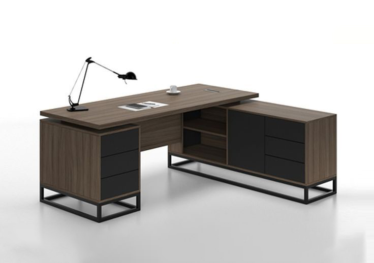 SOF Furniture Computer Office Tables Brown Wooden_2