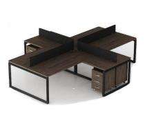 SOF Furniture Computer Office Tables Dark Brown Wooden_0