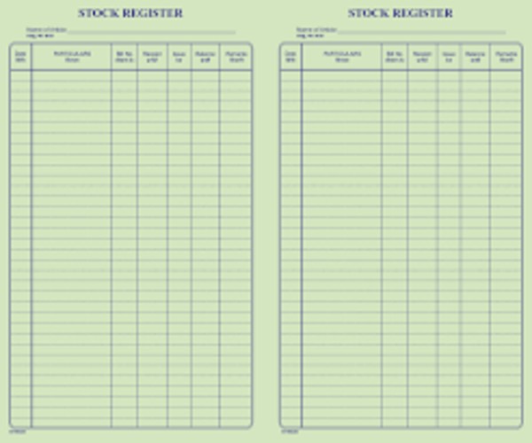 Stock Registers A4 11.7 x 16.5 inch_1