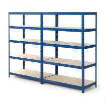 LIFT MECH Mild Steel Slotted Angle 5 Layers Industrial Racks 12 ft 1200 x 600 mm_0