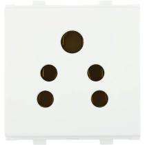 V-Guard 6 A White 5 Pin Plug Electrical Sockets_0