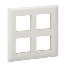 V-Guard 3000831 8 M White Modular Switch Plate Cover_0