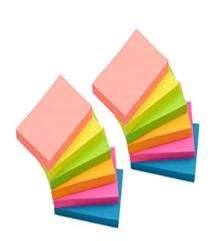 3 x 4 inch Multicolour Sticky Notes_0