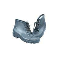 MANGLA Land River Soft PVC Steel Toe Safety Shoes Black_0