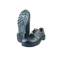 MANGLA Veto Power Grain Leather Steel Toe Safety Shoes Black_0