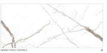 Kajaria Girgid Perla Marble 60 x 120 cm White Glossy Ceramic Tile_0