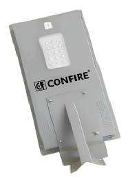 CONFIRE Cool White LED Galvanized Iron 30 Ah Solar Street Light_0
