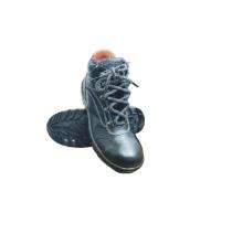MANGLA Lithium Grain Apollo Genuine Leather Steel Toe Safety Shoes Black_0