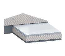 SOF Furniture BSL Particle Board Box Queen Bed 1575 x 2180 x 1000 mm Grey SOF/QBED/006_0