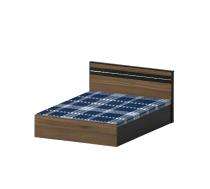 SOF Furniture BSL Particle Board Box Queen Bed 1593 x 2068 x 900 mm Brown SOF/QBEDWH/007_0