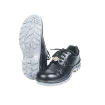 MANGLA Orion Grain Apollo Genuine Leather Steel Toe Safety Shoes Black_0