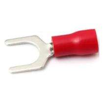 Aera Electrical Insulated Fork Type Lugs Copper 2.5 sqmm Red_0