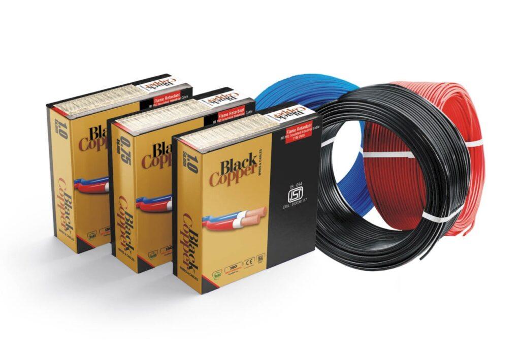 Black Copper 1.5 sqmm FR LSH Electric Wire Red 90 m_1