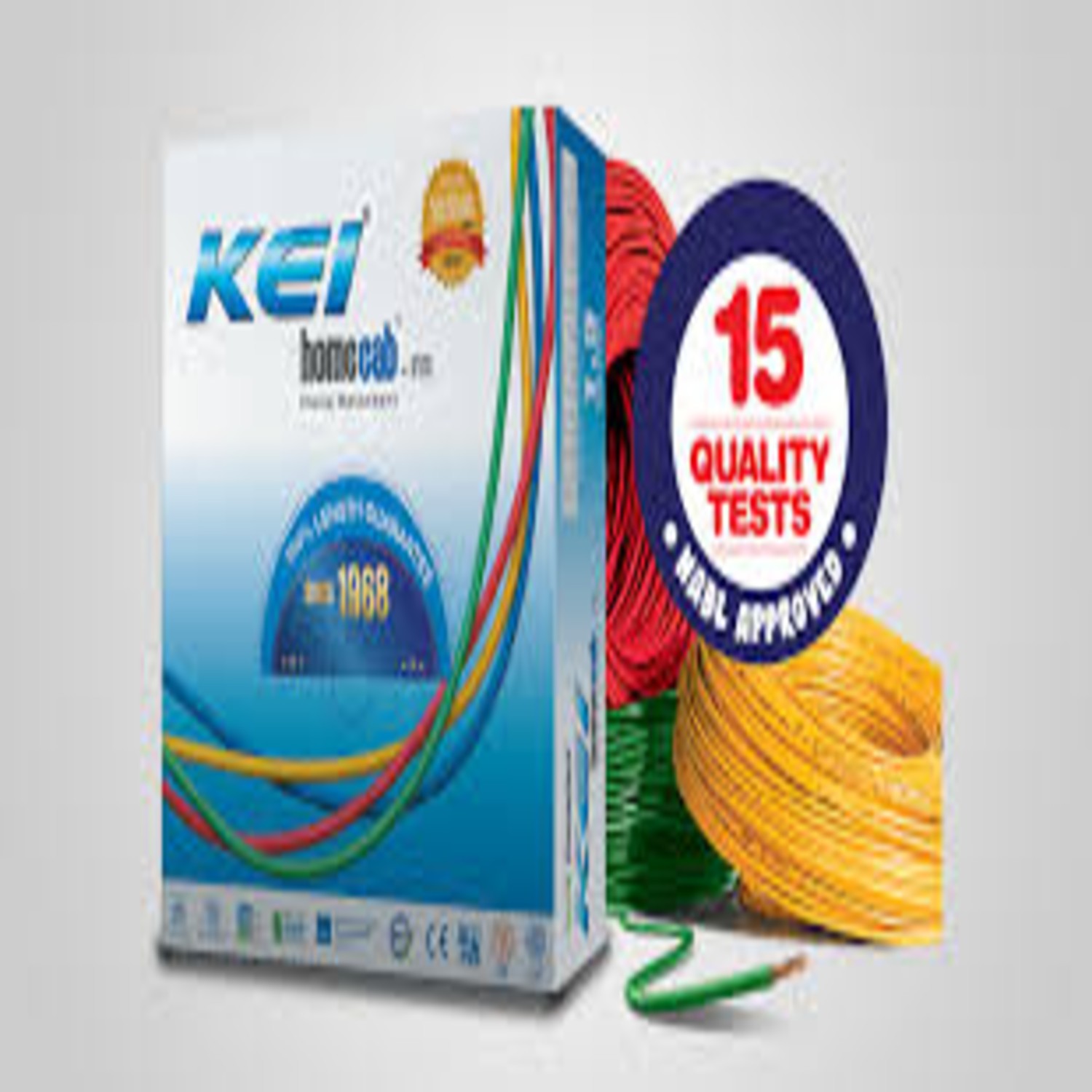 KEI 0.5 sqmm KEI FR Electric Wire Black 180 m_2