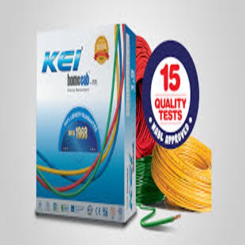 KEI 0.5 sqmm KEI FR Electric Wire Black 180 m_1