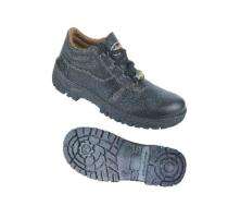 MANGLA Neoffu Grain Leather Steel Toe Safety Shoes Black_0