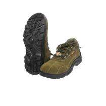 MANGLA Chetak Green Suede Leather Steel Toe Safety Shoes Green_0