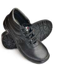 Hillson ROCKLAND Real Leather Steel Toe Safety Shoes Black_0