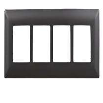 V-Guard 3003410 8 M Black Modular Switch Plate Cover_0