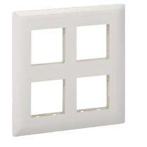 V-Guard 3006807 8 M White Modular Switch Plate Cover_0