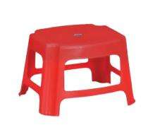 Nilkamal Stools Backless Plastic Bright Red_0