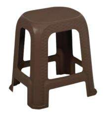 Nilkamal Stools Backless Plastic Season Rust Brown_0
