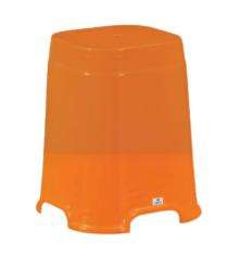 Nilkamal Stools Backless Plastic Pastel Orange_0
