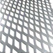 AMP 10 mm Mild Steel Perforated Sheet 6 mm Diamond Hole 1219 x 2438 mm_0