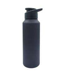 1 L Stainless Steel Black Flask Bottle_0