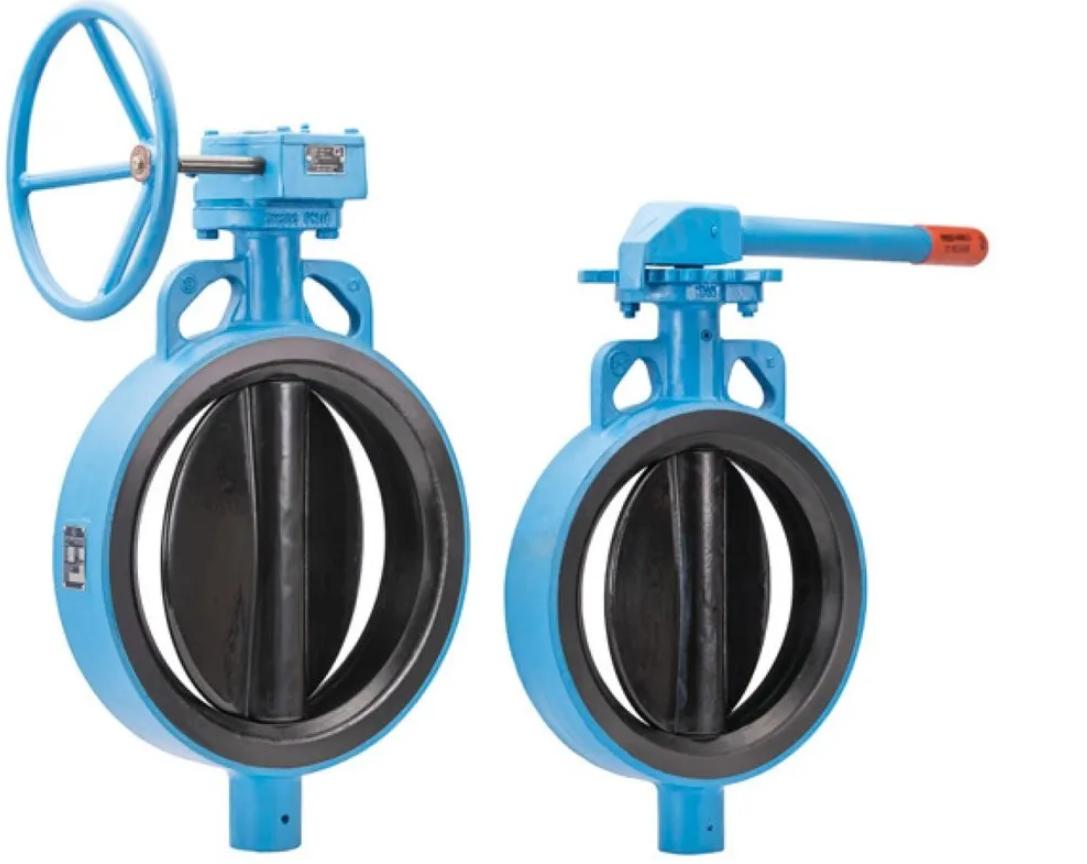 L&T 350 mm Gear CI Butterfly Valves Wafer PN 16 2IWE6SG_1