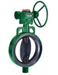 L&T 250 mm Gear CI Butterfly Valves Wafer PN 10 IBG-3PC / IBG 3PT_0