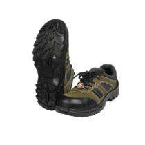 MANGLA Cambro Suede Leather Steel Toe Safety Shoes Green_0