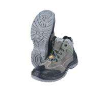 MANGLA Weltex Suede Leather Steel Toe Safety Shoes Grey_0