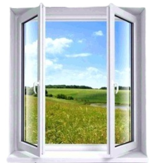 Double Leaf UPVC Window Frame 1200 x 1500 mm_1