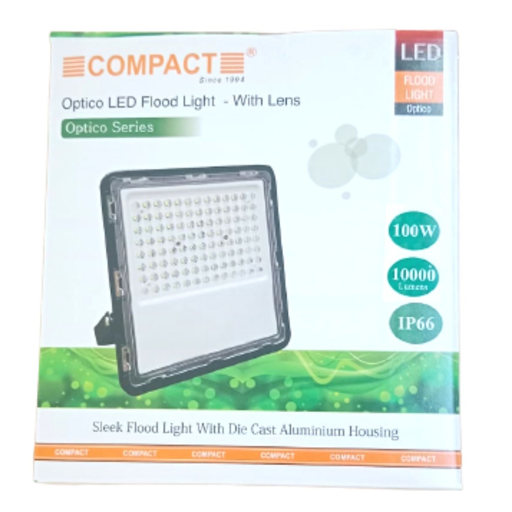 COMPACT 100 W Bright White IP66 10 kV 10000 Lumen 100W LED Optico LED Flood Lights_3