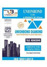 Unionbond Diamond T-201 Polymer Based Tile Adhesive 20 kg_0