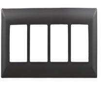 V-Guard 3003287 8 M Black Modular Switch Plate Cover_0