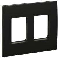 V-Guard 3006334 4 M Black Modular Switch Plate Cover_0
