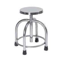 Stools Revolving Mild Steel Silver_0