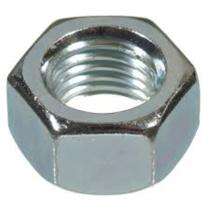GKU M8 Hexagon Head Nuts Mild Steel 10 Zinc Plated IS 1363_0