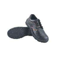 MANGLA Globe Synthetic Leather Steel Toe Safety Shoes Black_0