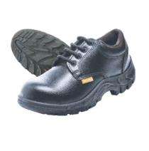 MANGLA Reach Synthetic Leather Steel Toe Safety Shoes Black_0
