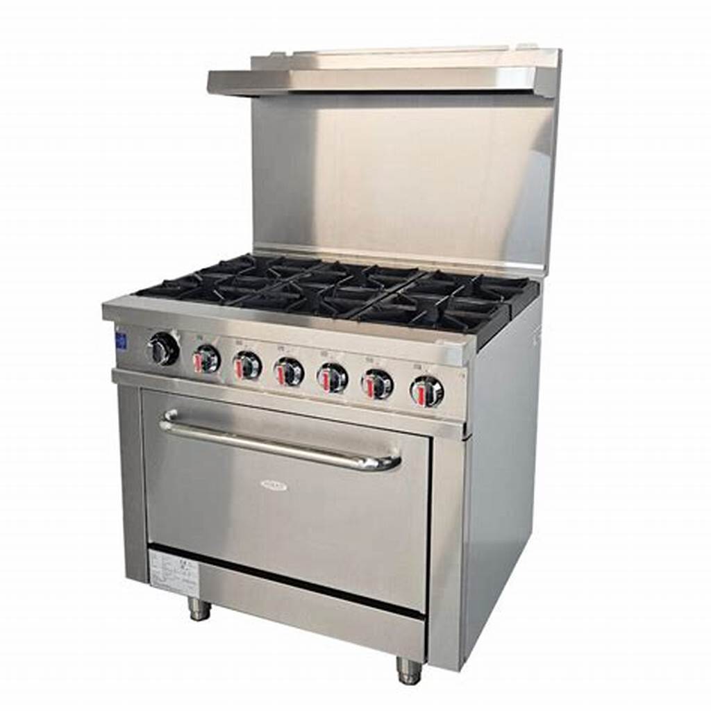 GOYAL HFP-09 4 Burners Commercial Gas Stove Stainless Steel Silver_1