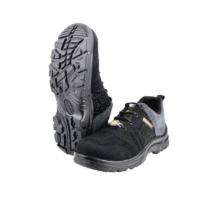 MANGLA Sporty 004 Knitted fabric Steel Toe Safety Shoes Black and Grey_0